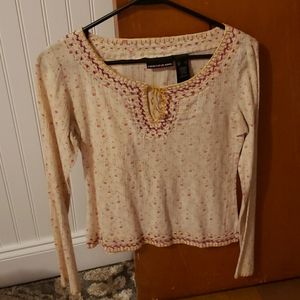 Dkny vintage bohemian shirt